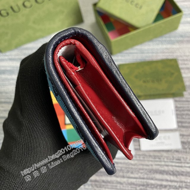 Gucci新款包包 古馳GG marmont小卡包 Gucci帆布零錢包 466492  ydg3284